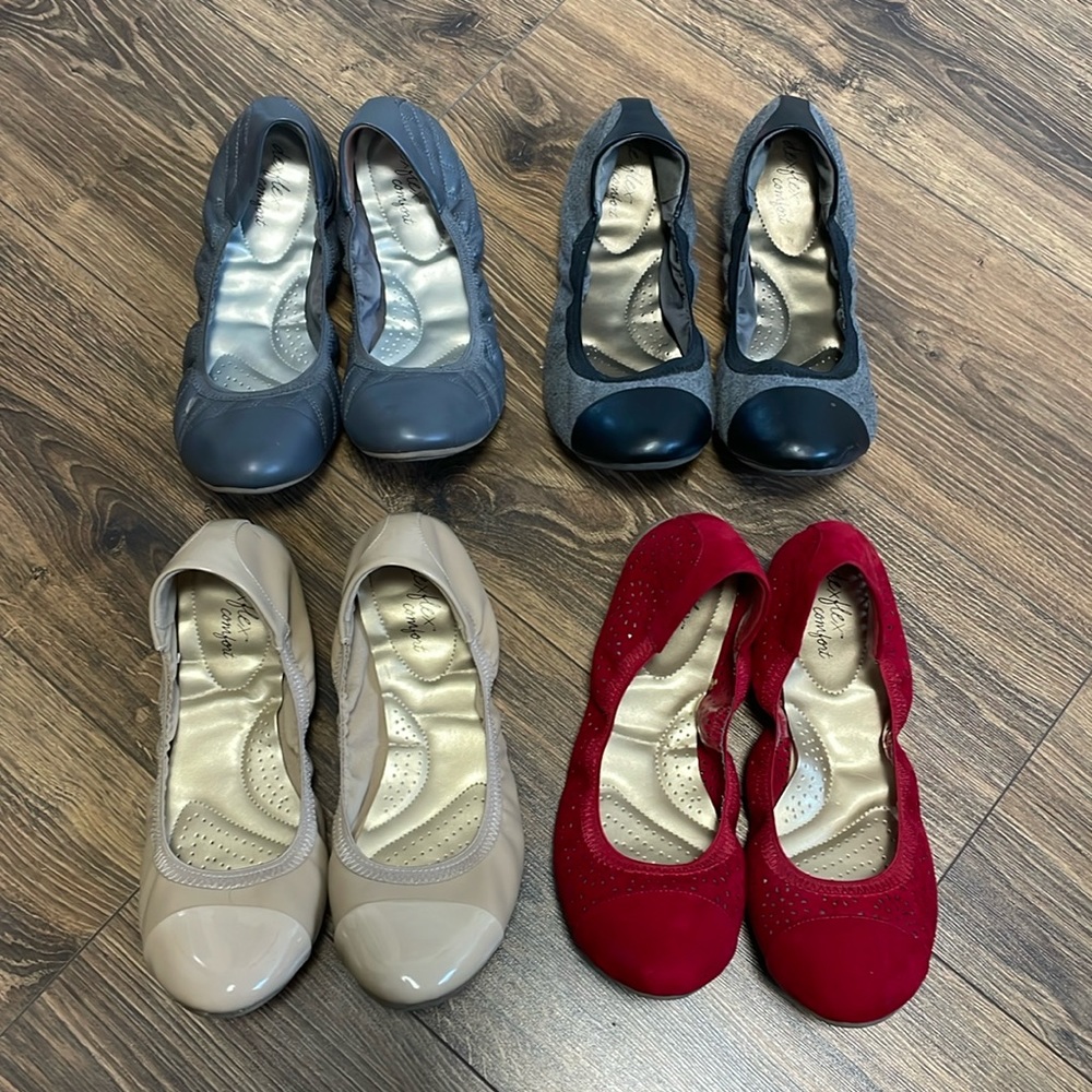 Bundle Women’s Comfort Flats - Size 11